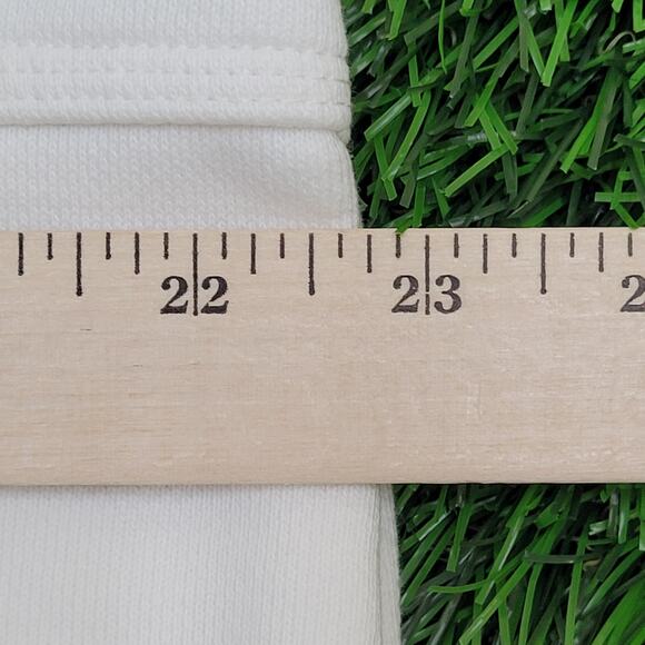 Adidas Zip Jacket Large 23x24 White Embroidered Trefoil Logo - Picture 15 of 16